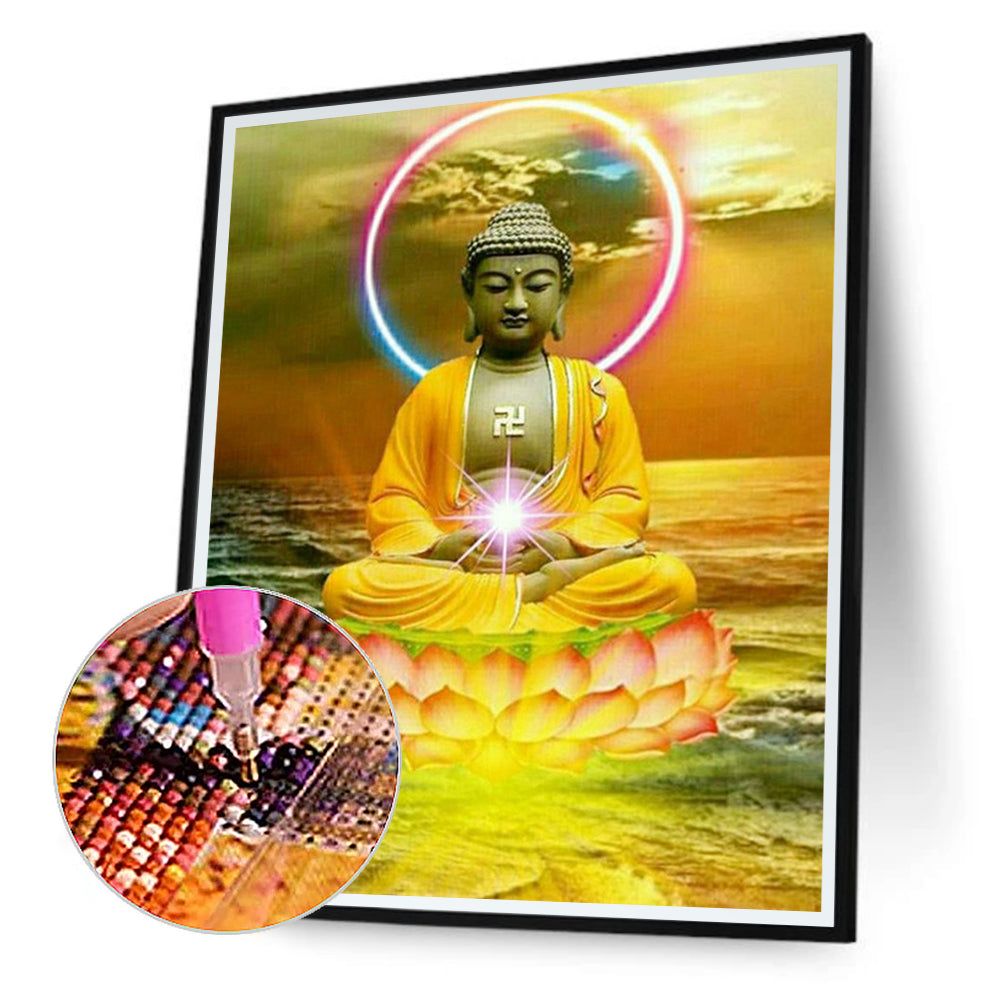 Buddha 40*50CM(Canvas) Full Round Drill Diamond Painting