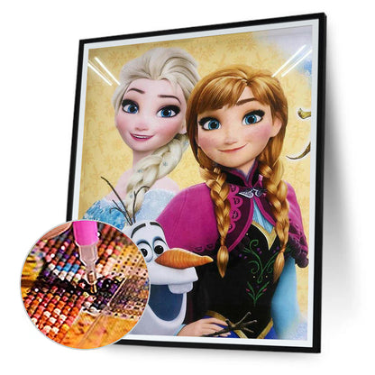 Frozen 40*50CM(Canvas) Full Round Drill Diamond Painting