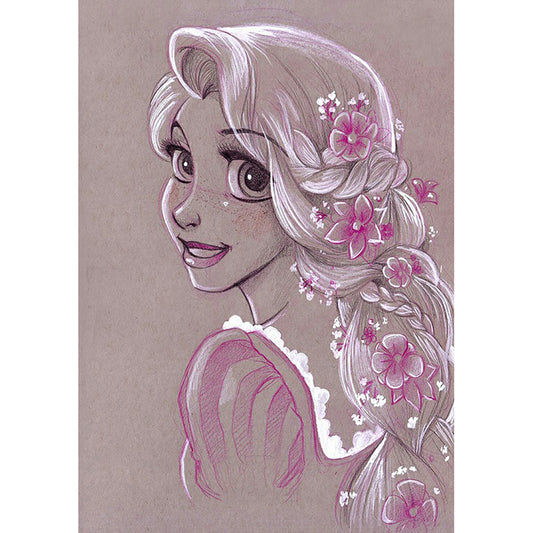 Princess Rapunzel 40*50CM(Canvas) Full Round Drill Diamond Painting