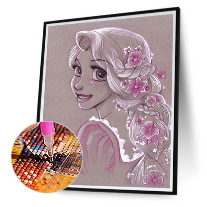 Princess Rapunzel 40*50CM(Canvas) Full Round Drill Diamond Painting