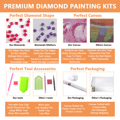 Cartoon Bear 30*40CM(Canvas) Full Square Drill Diamond Painting