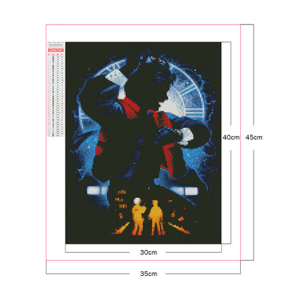Back To The Future - Marty Mcfly Silhouette - Full Square Drill Diamond Painting 30*40CM