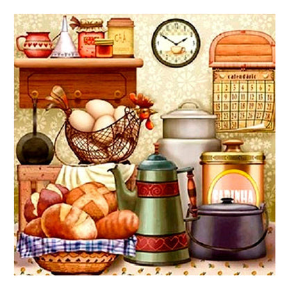 Kitchenware - Full Square Drill Diamond Painting 50*50CM