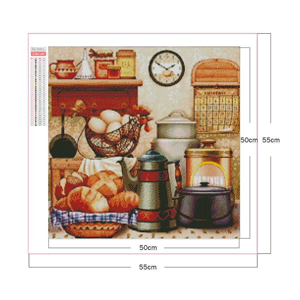 Kitchenware - Full Square Drill Diamond Painting 50*50CM