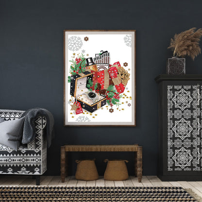 Christmas Atmosphere - Special Shaped Drill Diamond Painting 30*40CM