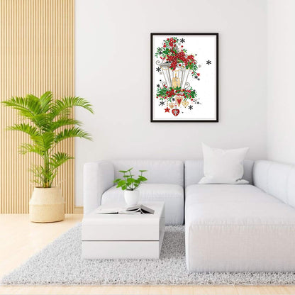 Christmas Atmosphere - Special Shaped Drill Diamond Painting 30*40CM
