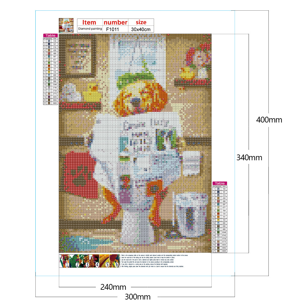 Golden Retriever Sitting On Toilet - Full Square Drill Diamond Painting 30*40CM