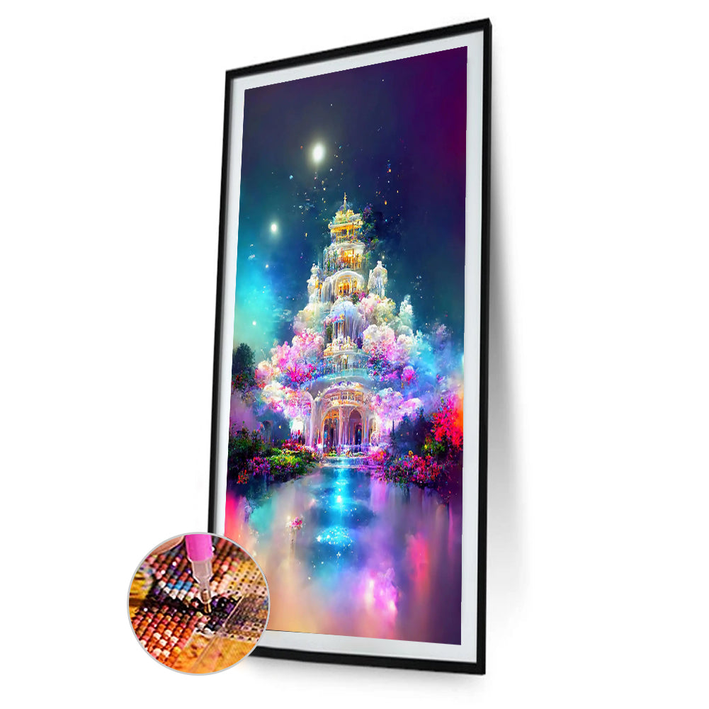 Fantasy Castle 40*60CM(Canvas) Full Round Drill Diamond Painting