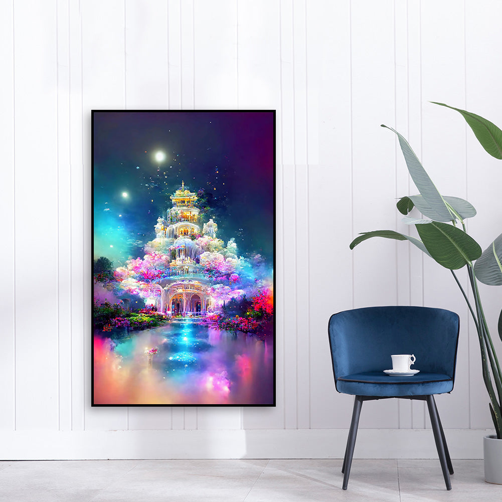 Fantasy Castle 40*60CM(Canvas) Full Round Drill Diamond Painting