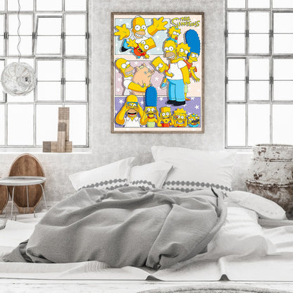 Simpson - Full Round Drill Diamond Painting 40*50CM
