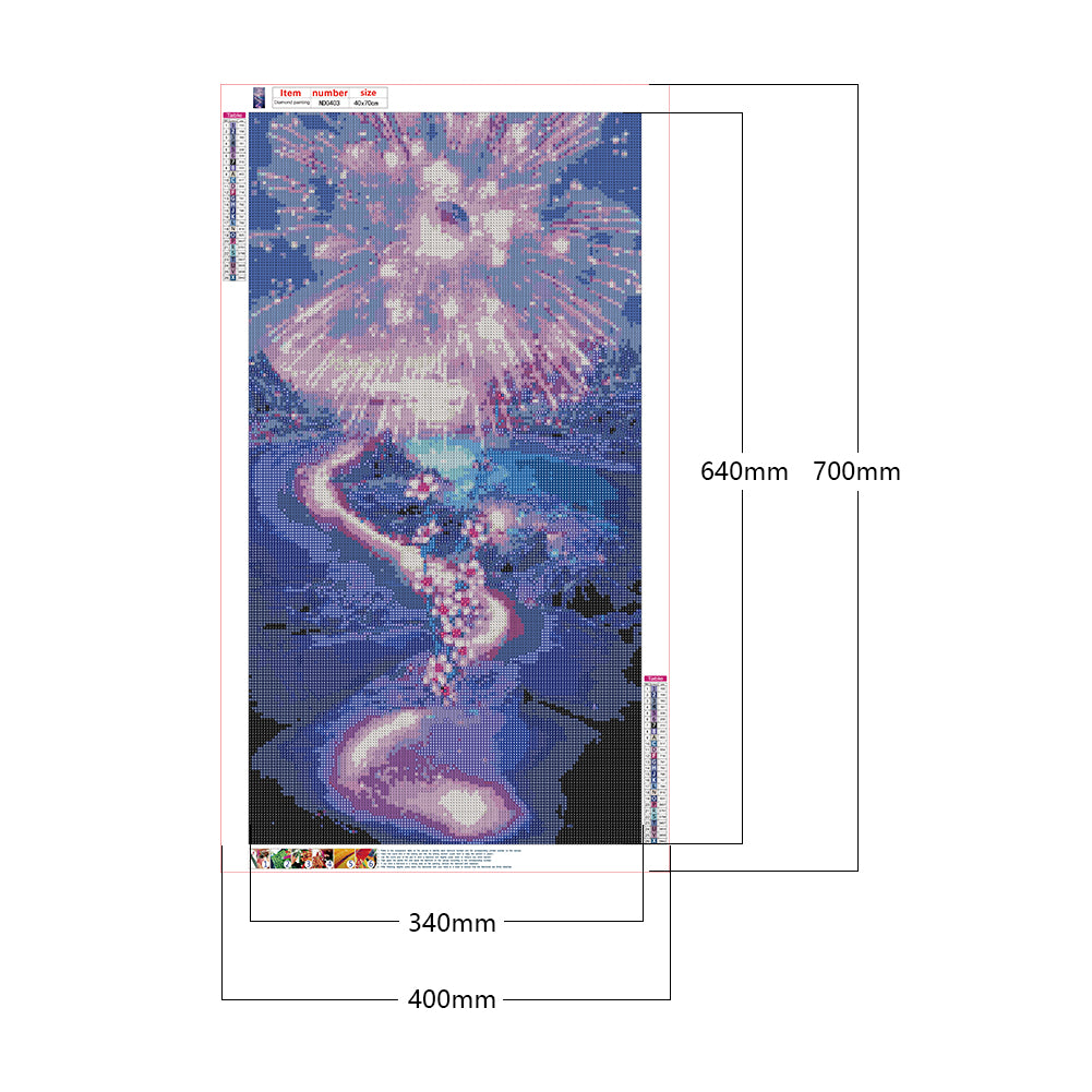 Purple Dream - Full Square Drill Diamond Painting 40*70CM