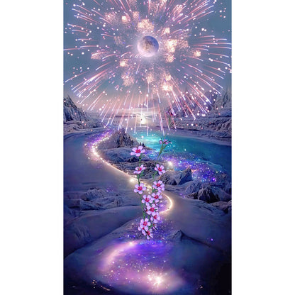 Purple Dream - Full Square Drill Diamond Painting 40*70CM