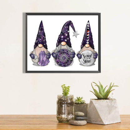 Tower Gnome 50*40CM(Canvas) Full Round Drill Diamond Painting