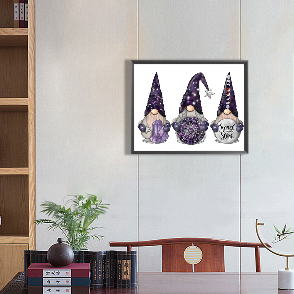 Tower Gnome 50*40CM(Canvas) Full Round Drill Diamond Painting