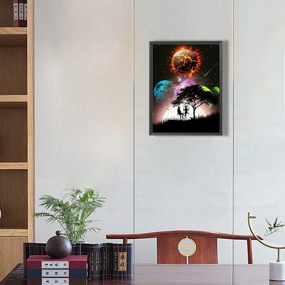 Aurora Planet 30*40CM(Canvas) Full Square Drill Diamond Painting