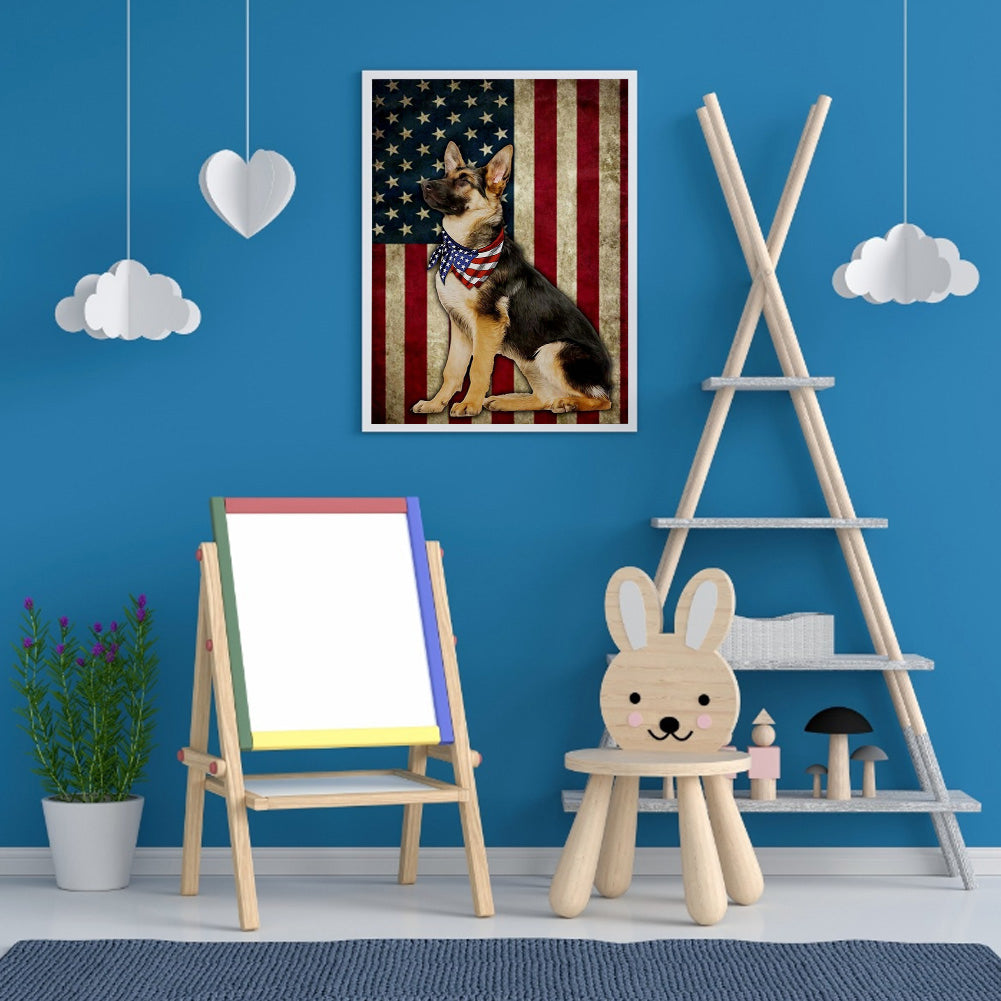 Husky - Full Round Drill Diamond Painting 40*50CM