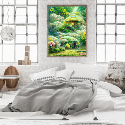 Fantasy Castle - Full Round Drill Diamond Painting 30*40CM