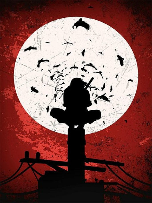 Uchiha Itachi 30*40CM(Canvas) Full Round Drill Diamond Painting