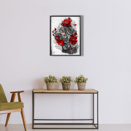 Snake - Full Round Drill Diamond Painting 30*40CM