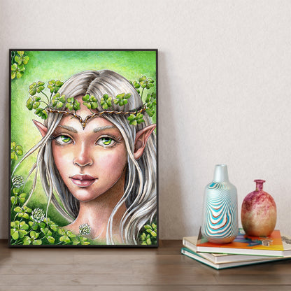 Elf Girl - Full Round Drill Diamond Painting 30*40CM