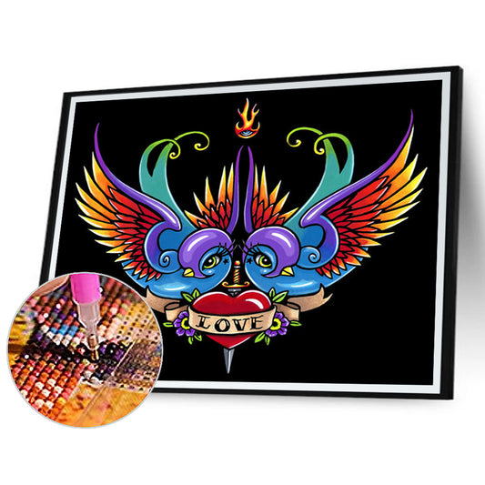 Asuka Love - Full Round Drill Diamond Painting 40*30CM