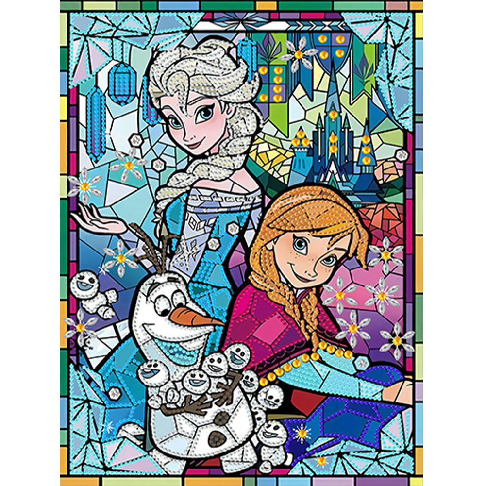 Ice Queen - Special Shaped Drill Diamond Painting 30*40CM
