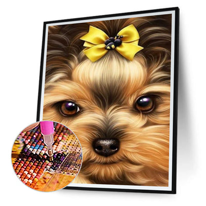 Yorkshire Terrier - Full Round Drill Diamond Painting 30*40CM