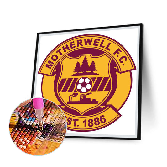 Motherwell Football Club - Full Square Drill Diamond Painting 30*30CM