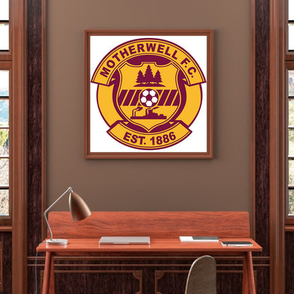 Motherwell Football Club 30*30CM(Canvas) Full Square Drill Diamond Painting