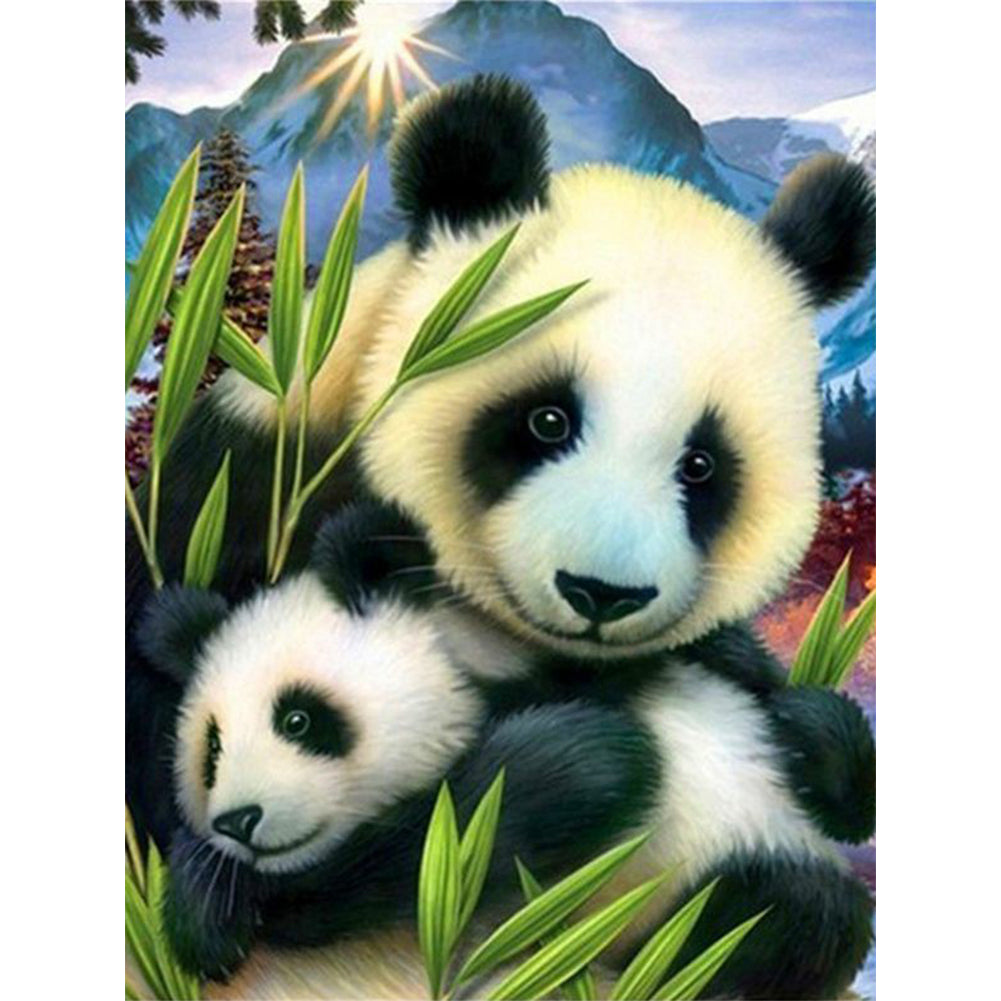 Panda - Full Round Drill Diamond Painting 30*40CM