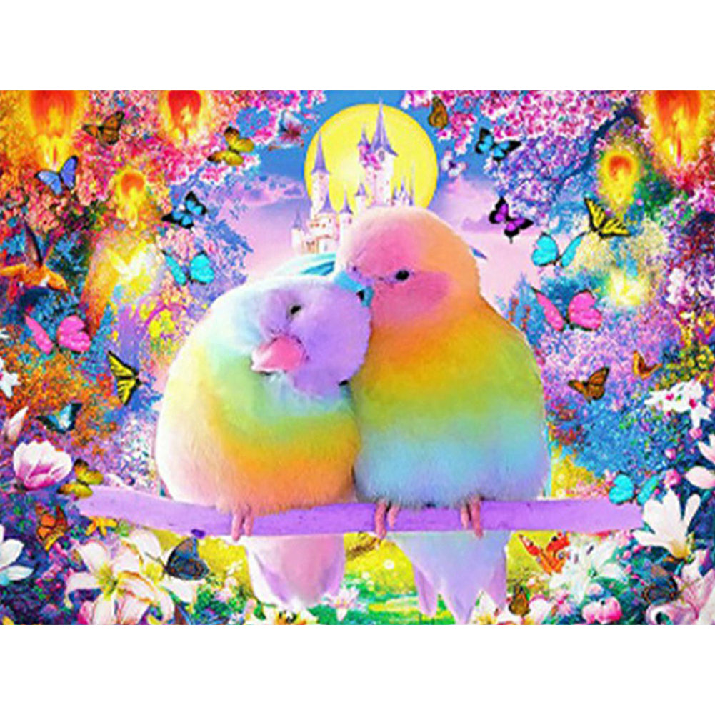 Parrot - Full Round Drill Diamond Painting 50*40CM