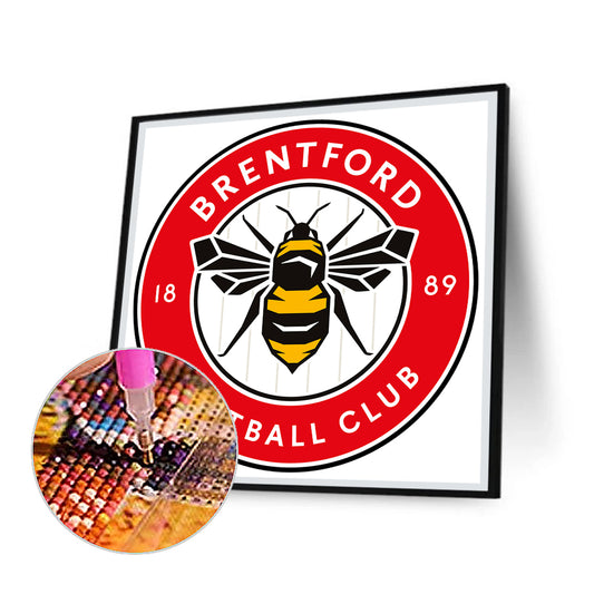 Brentford Football Club - Full Round Drill Diamond Painting 35*35CM