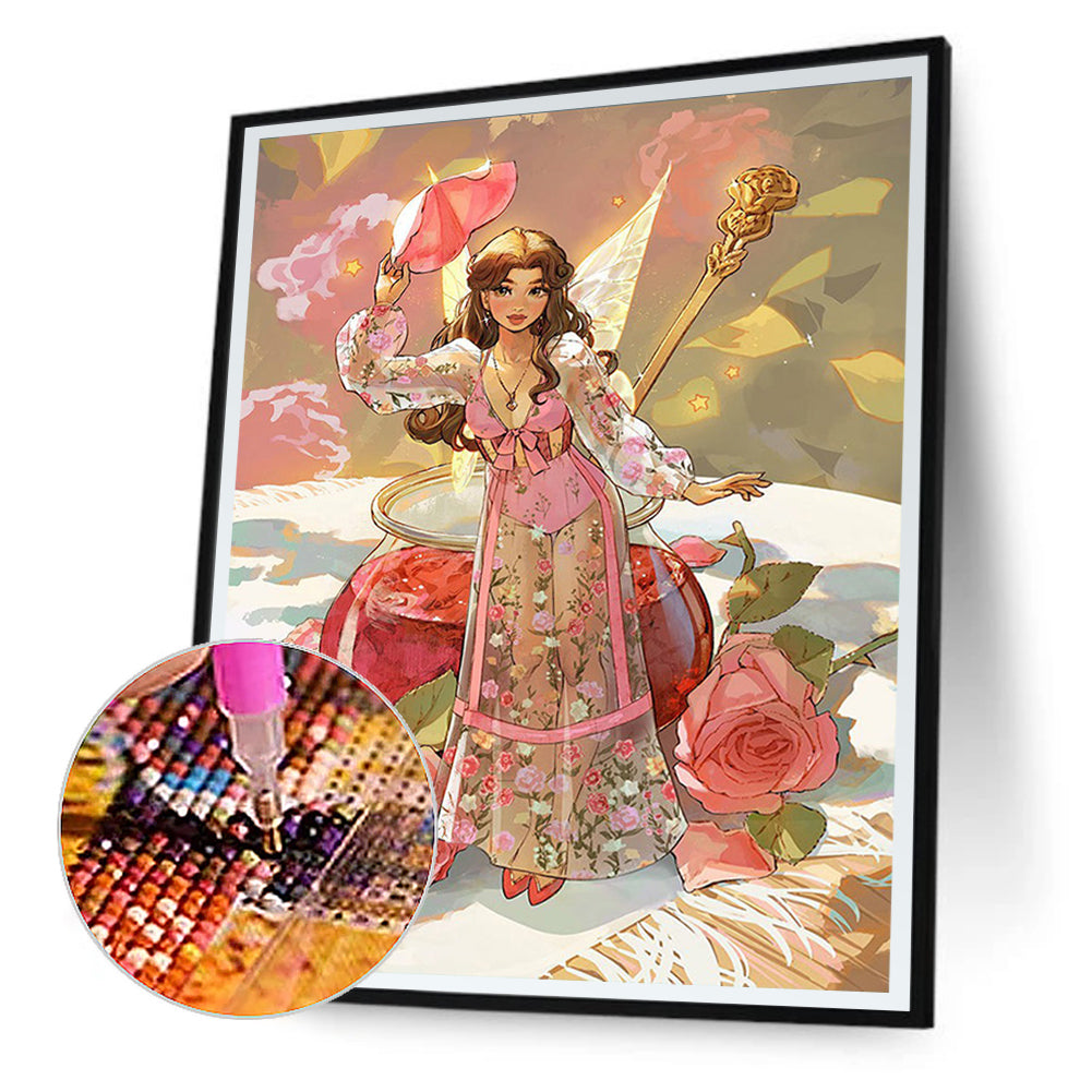 Anime Princess - Full Round Drill Diamond Painting 40*50CM