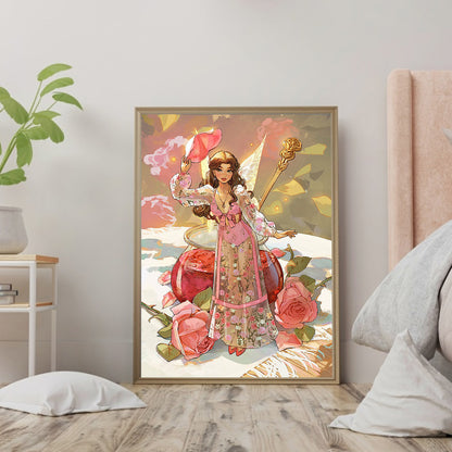 Anime Princess - Full Round Drill Diamond Painting 40*50CM