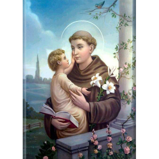 Saint Anthony Of Padua - Full Round Drill Diamond Painting 40*50CM