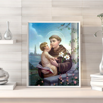 Saint Anthony Of Padua - Full Round Drill Diamond Painting 40*50CM