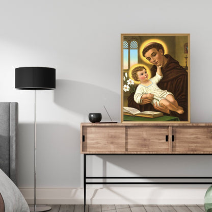 Saint Anthony Of Padua - Full Round Drill Diamond Painting 40*50CM
