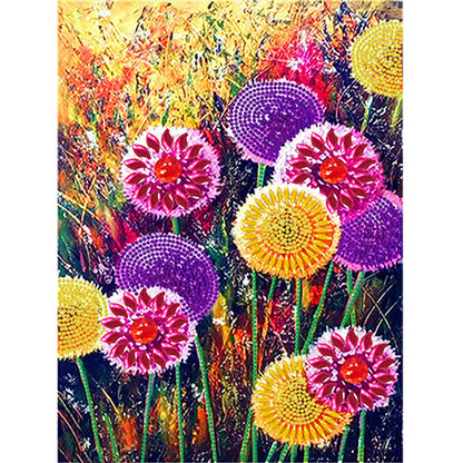 Dandelion - Special Shaped Drill Diamond Painting 30*40CM