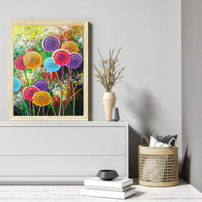 Dandelion - Special Shaped Drill Diamond Painting 30*40CM