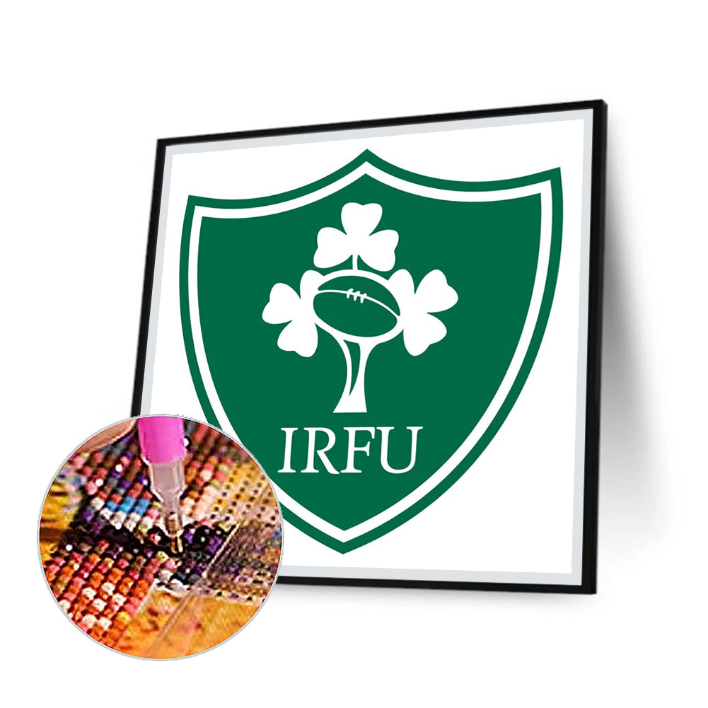 Irish Rugby Union - Full Round Drill Diamond Painting 30*30CM