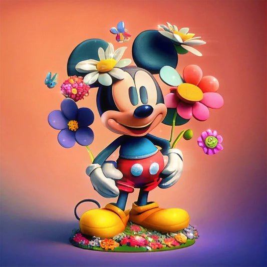 Disney Mickey - Full Round Drill Diamond Painting 40*40CM