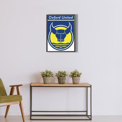 Oxford United Football - Full Round Drill Diamond Painting 30*40CM