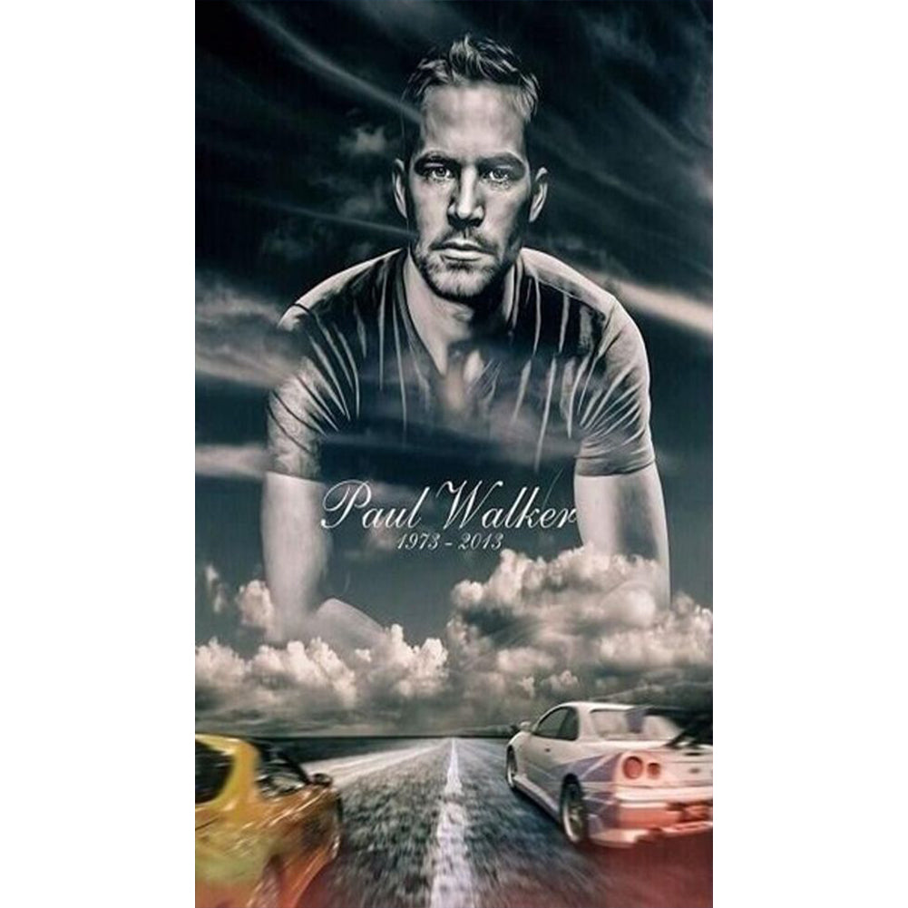 Paul Walker - Full Round Drill Diamond Painting 40*70CM