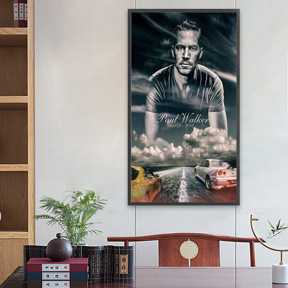 Paul Walker - Full Round Drill Diamond Painting 40*70CM
