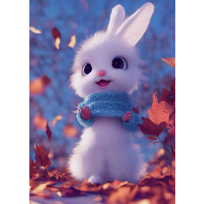 Cute Bunny - Full Round Drill Diamond Painting 30*40CM
