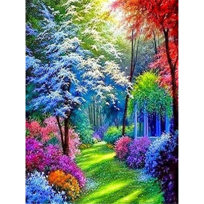 Colorful Woods - Full Square Drill Diamond Painting 50*60CM