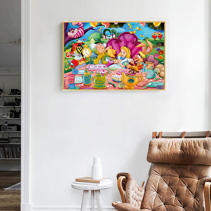 Alice In Wonderland - Full Round Drill Diamond Painting 40*30CM
