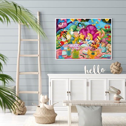 Alice In Wonderland - Full Round Drill Diamond Painting 40*30CM