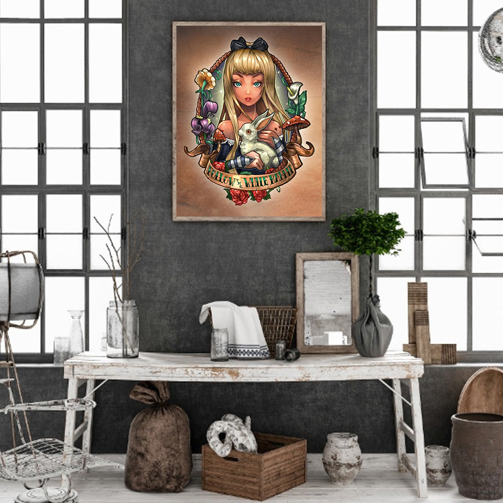 Princess Alice - Full Round Drill Diamond Painting 30*40CM