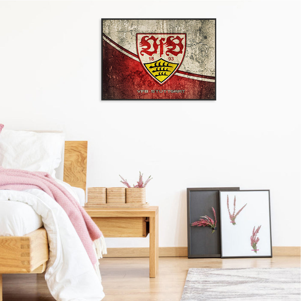 Stuttgart Football Team Logo - Full Round Drill Diamond Painting 40*30CM
